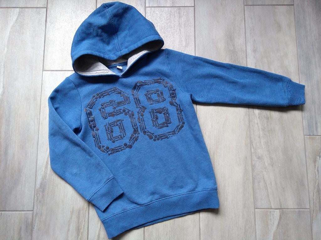 ★ M116 - RAVOTJE - Trui met kap Esprit, Kinderen en Baby's, Kinderkleding | Maat 116, Gebruikt, Trui of Vest, Ophalen of Verzenden