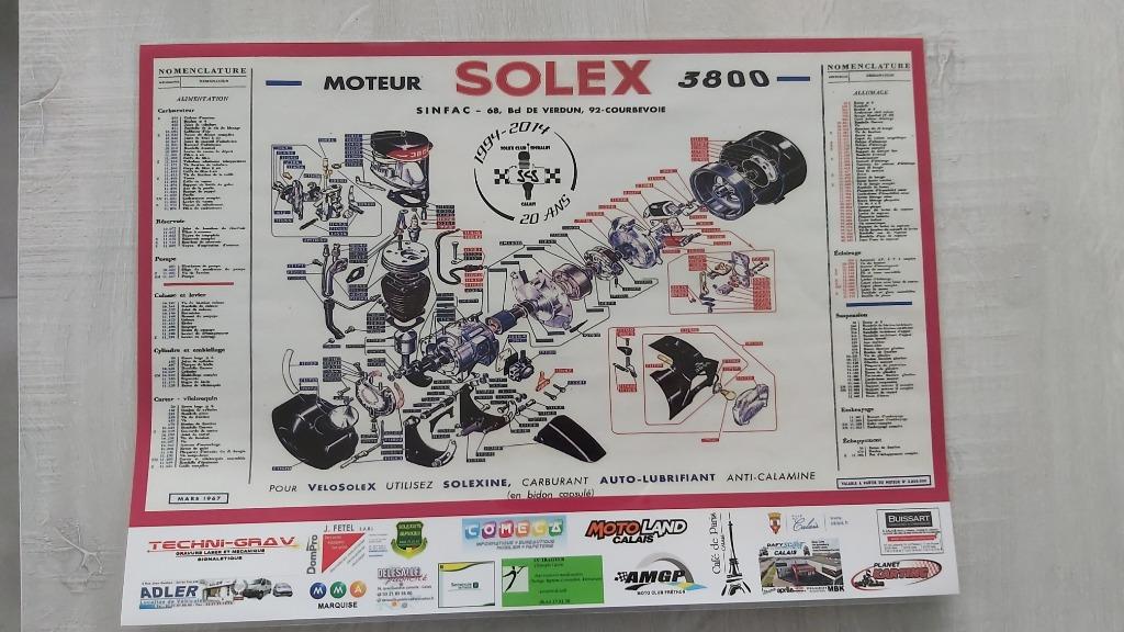 onderlegger solex, Ophalen, Nieuw