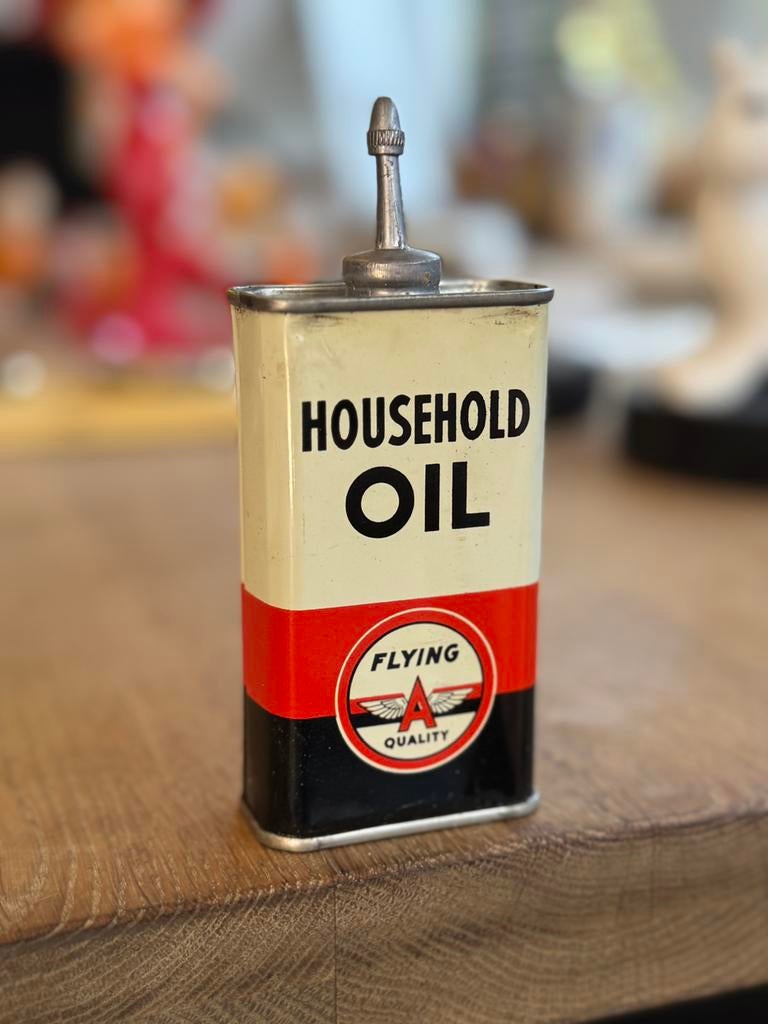 Mini bidon d'huile Flying A/Veedol, Collections, Enlèvement ou Envoi, Utilisé, Emballage