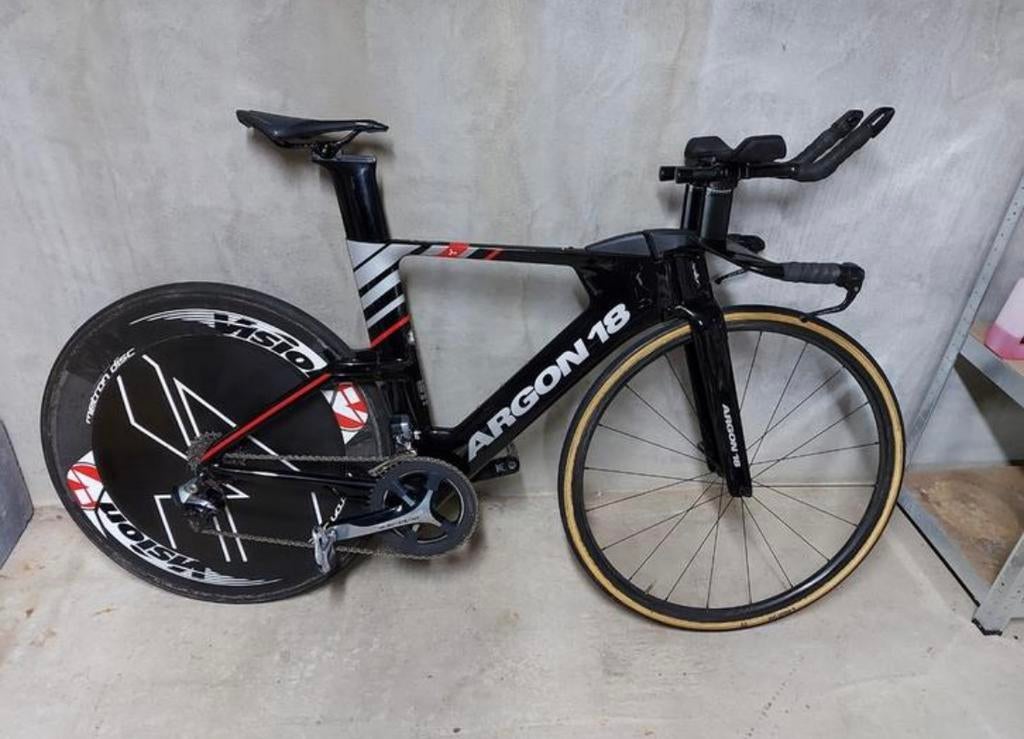 Argon 18 tijdritfiets, Vélos & Vélomoteurs, Enlèvement, Comme neuf