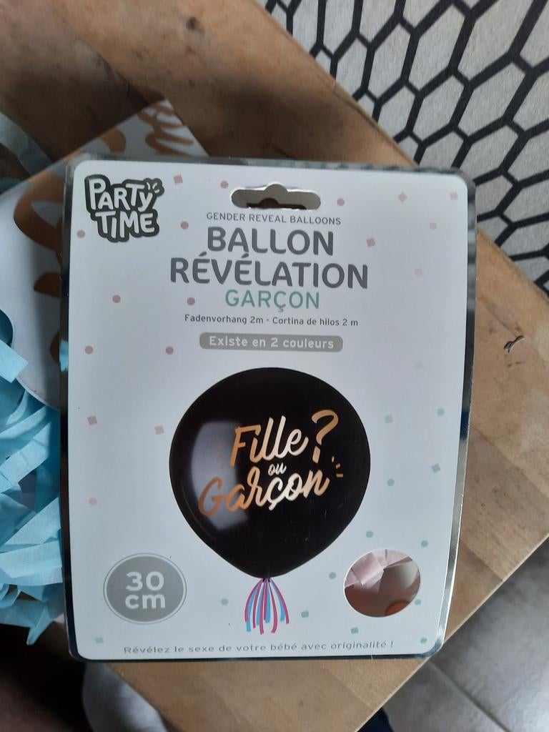 Gender reveal garcon, Hobby en Vrije tijd, Feestartikelen, Ophalen, Zo goed als nieuw