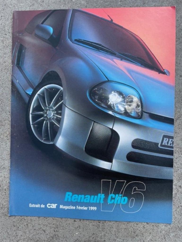 Ctalogue Renault Clio V6, Enlèvement ou Envoi, Comme neuf, Renault