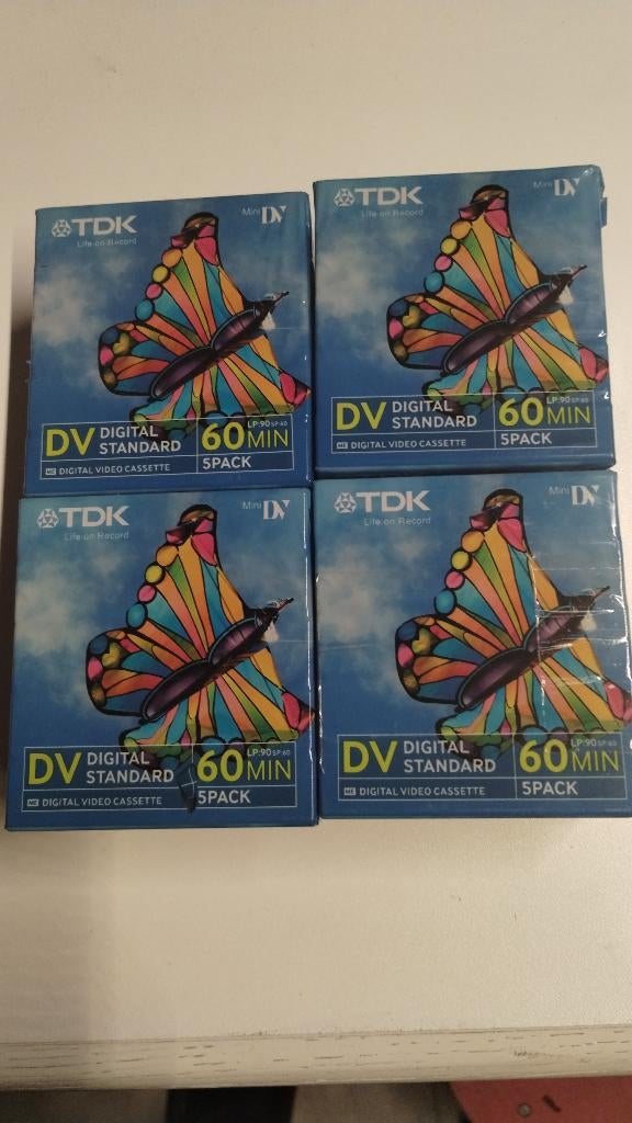 TDK - Mini DV Cassette - 60 Min - LP 90 Min, TV, Hi-fi & Vidéo, Caméscopes numériques, Neuf, Bande, Disque ou Mémoire, Autres types