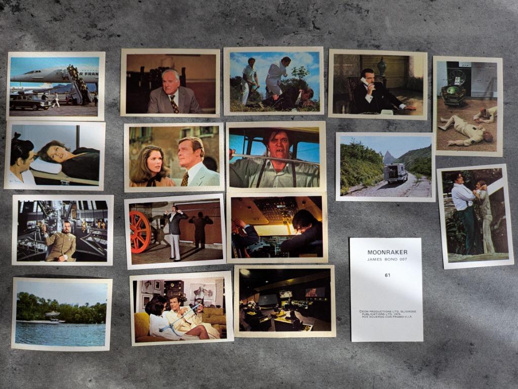 MOONRAKER JAMES BOND    ed Vanderhout  17x prenten  plaatje, Verzenden, Plaatje