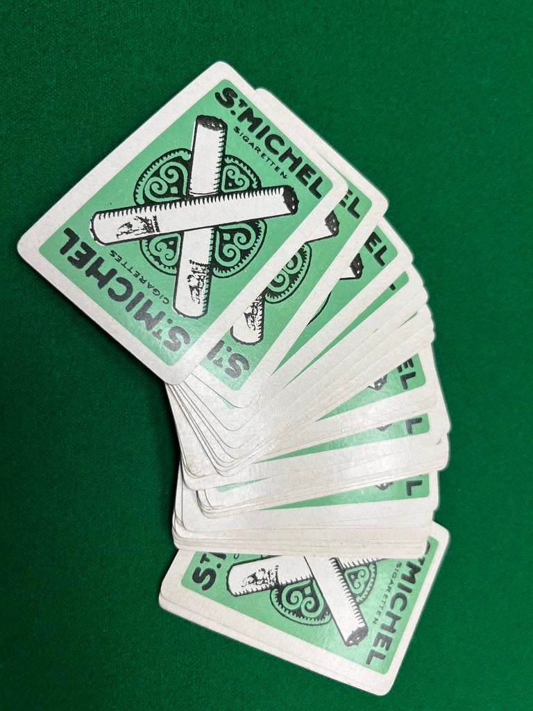 St-michel kaartspel, Verzamelen, Merken en Reclamevoorwerpen, Ophalen, Gebruikt, Gebruiksvoorwerp