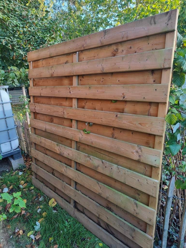 Tuinscherm, Tuin en Terras, Schuttingen, Ophalen, Gebruikt, Hout