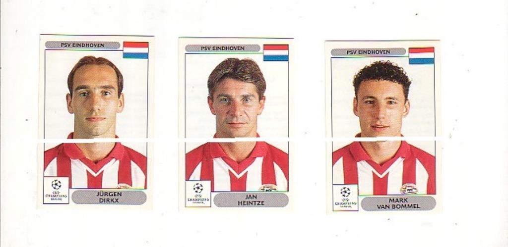 Autocollant Panini Champions League PSV Eindhoven 2000 - 01, Collections, Envoi, Comme neuf, Affiche, Image ou Autocollant