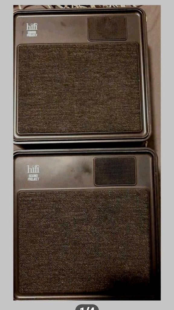 Vintage kastje, Hifi Sound Project, zwart, 26 cm hoog en 9 c, Ophalen of Verzenden, Zo goed als nieuw