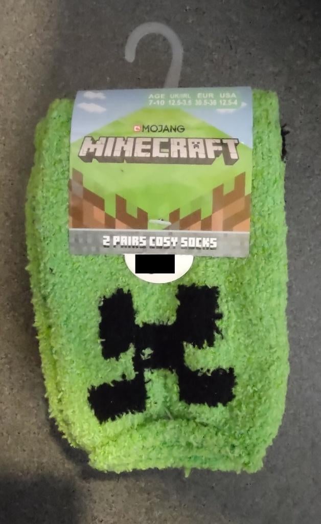 Slaapsokken Minecraft (nieuw), Jongen of Meisje, Minecraft, Nieuw, Ophalen of Verzenden