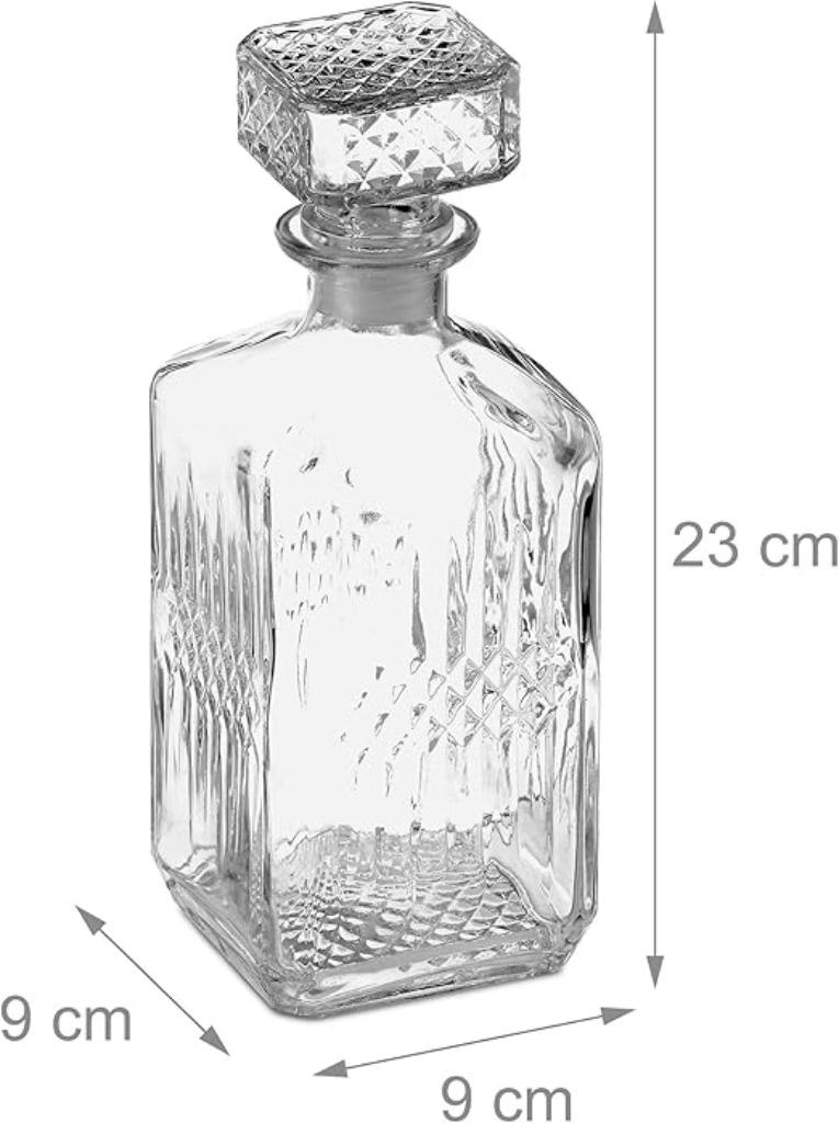 Carafe à whisky en verre LIVRAISON RAPIDE ET GRATUITE, Envoi