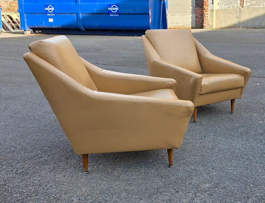 Eddie Harlis Paire de cuir véritable pour Hans Kaufel, année, Enlèvement