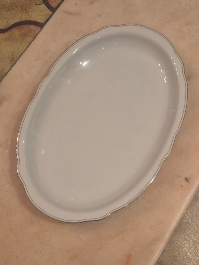 Vintage ovalen porseleinen serveerschaal, Antiek en Kunst, Ophalen
