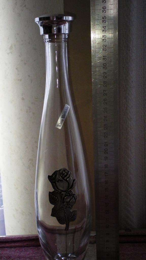 bouteille décorative avec étain, Enlèvement ou Envoi