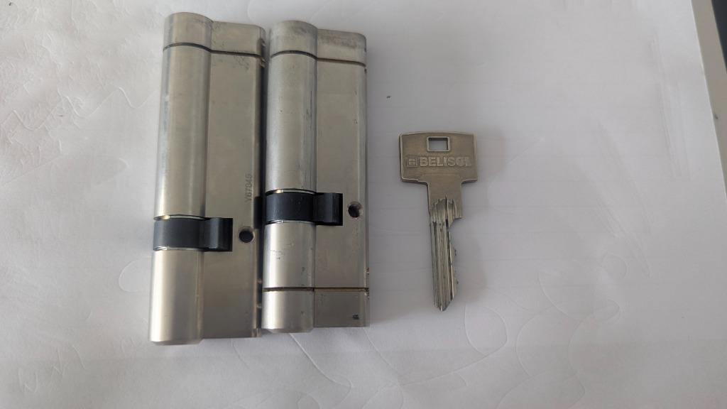 2 serrures ABUS et 1 clé, Enlèvement ou Envoi, Comme neuf