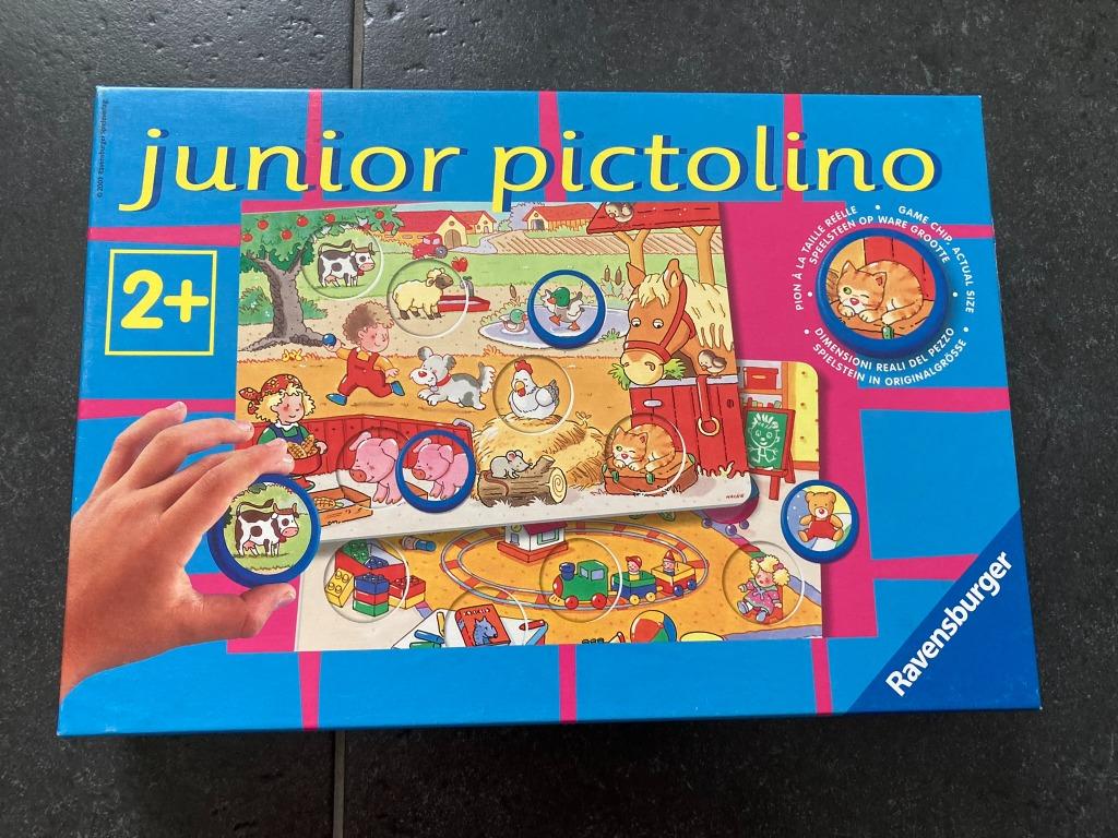 Gezelschapsspellen Junior Pictolino en Haba, Kinderen en Baby's, Ophalen, Gebruikt, Taal en Lezen