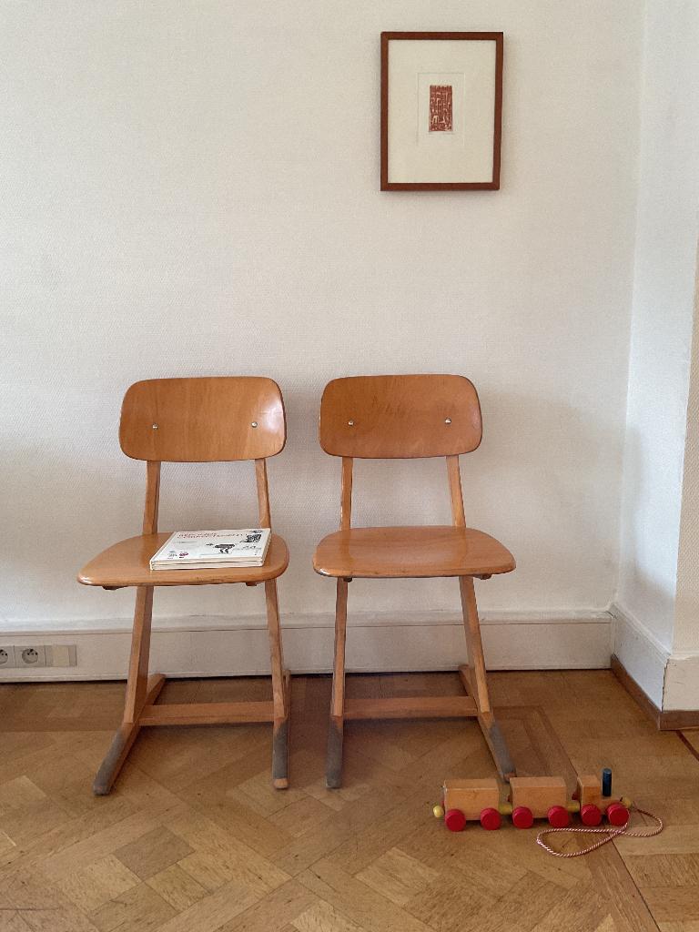 Chaise(s) Casala d'écolier vintage, Enlèvement, Utilisé, Cinq, Six Chaises ou plus