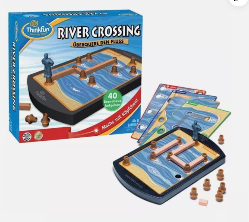 Denkspel River Crossing, Een of twee spelers, Ophalen of Verzenden, Zo goed als nieuw