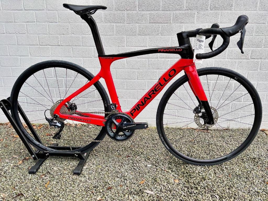 PINARELLO PRINCE DISK TICR ULTEGRA rood - maat  49 – 2022, Fietsen en Brommers, Ophalen, Nieuw, Carbon