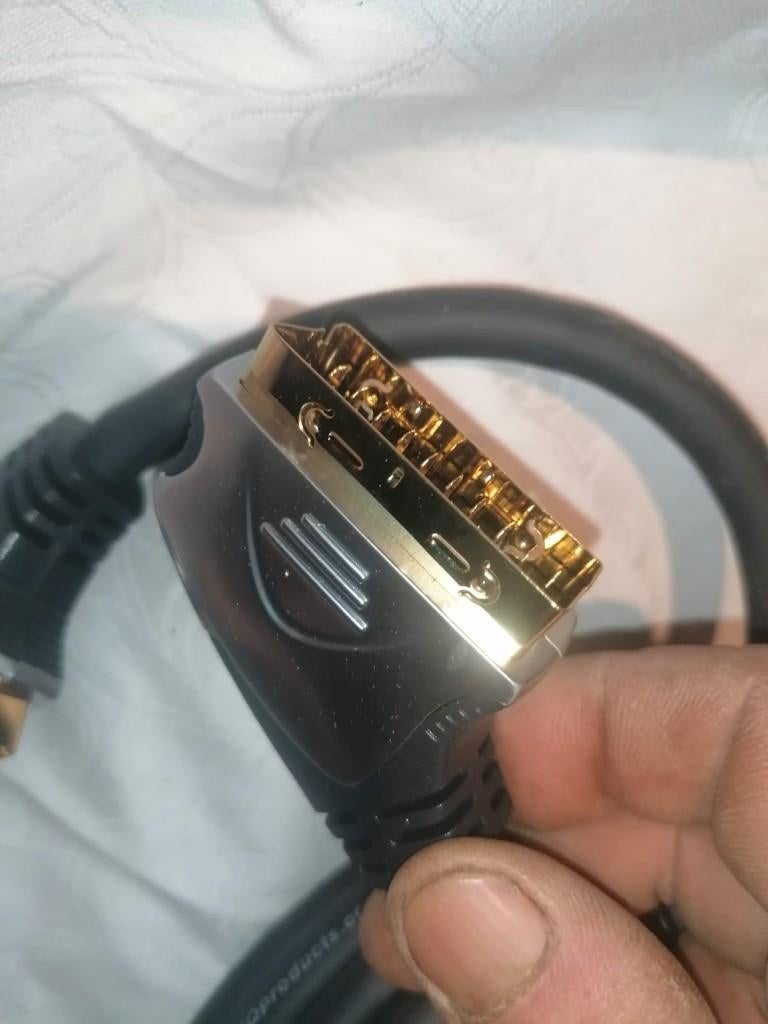 SCART/SCART M/M kabel 10 meter, Audio, Tv en Foto, Audiokabels en Televisiekabels, Ophalen, Nieuw, 10 meter of meer, Scartkabel