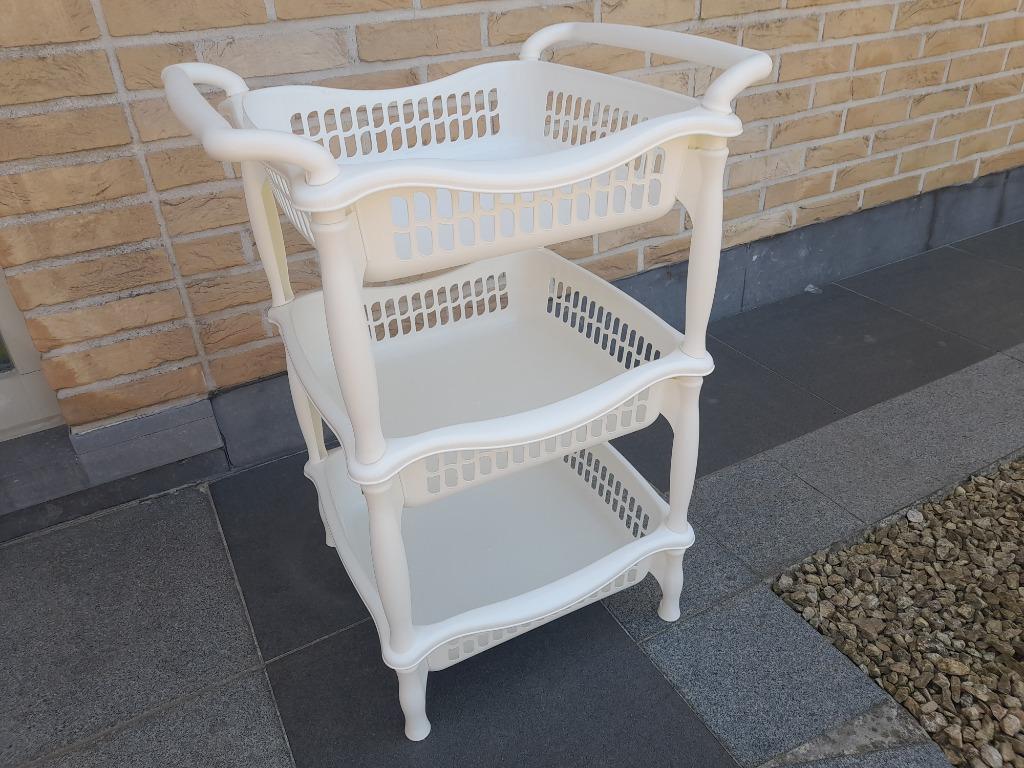 Étagère en plastique blanc - étagère de rangement, Enlèvement ou Envoi, Comme neuf