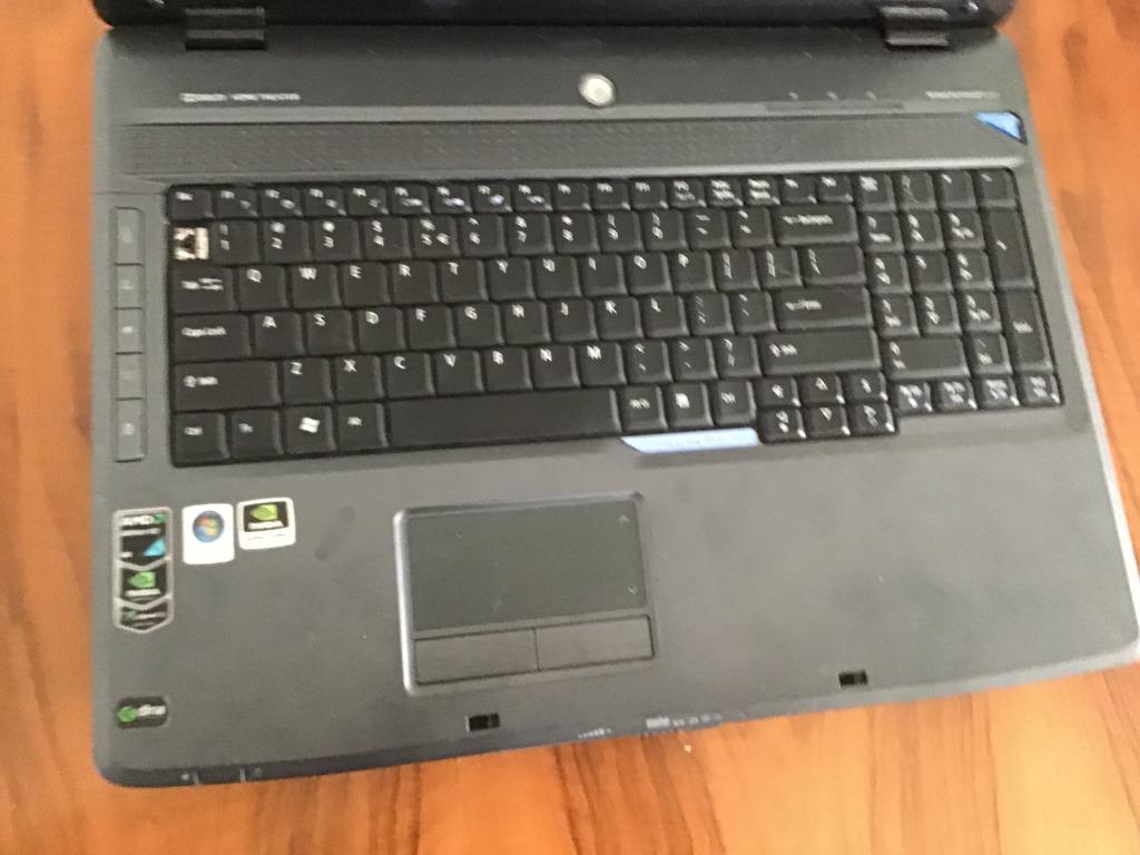 Acer-laptop Aspire 7730 / 7330, kleur zwart, qwerty, Ophalen of Verzenden, Gebruikt, Qwerty