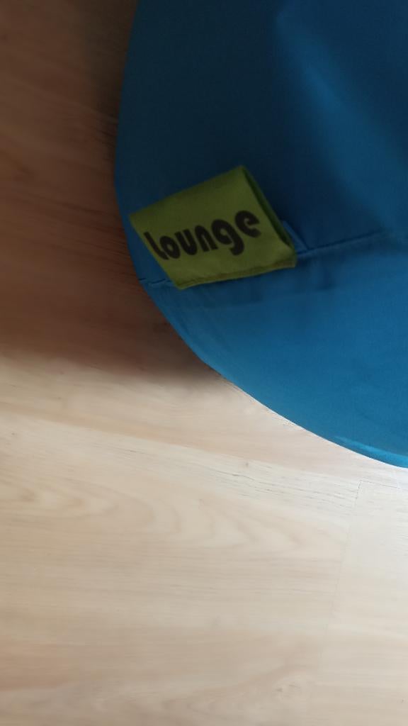 Zitzak, Huis en Inrichting, Zitzakken, Ophalen, Zo goed als nieuw, Blauw, Zitzak