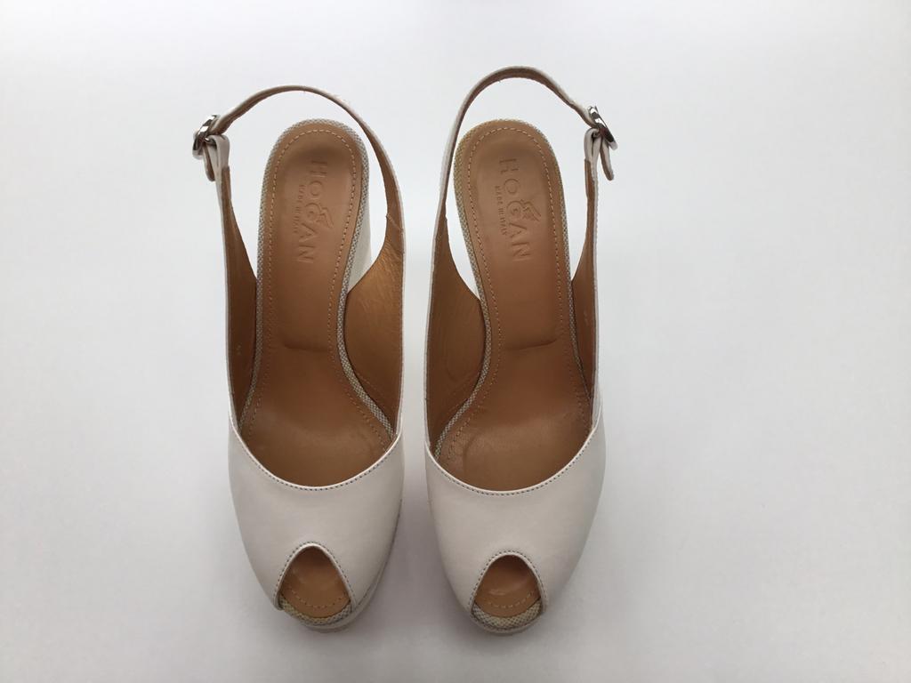 Chaussure  doré HOGAN, Enlèvement ou Envoi, Beige, Chaussures à haut talons, Comme neuf