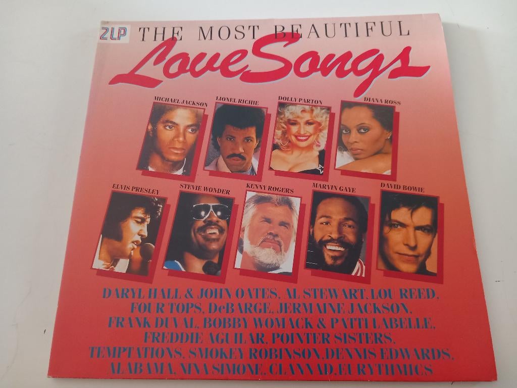 Vinyl 2LP Love Songs Pop Ballad Michael Jackson Bowie, Ophalen of Verzenden, 12 inch