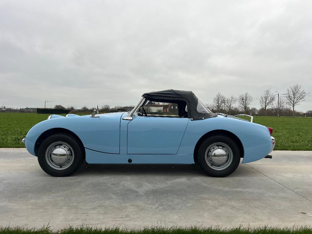 Austin Healey Frogeye 1960, Auto's, Austin, Cabriolet, Blauw, Bedrijf