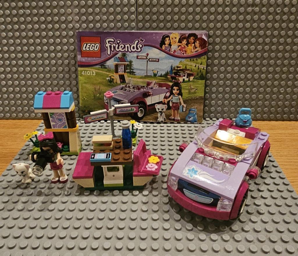 Lego Friends 41013 paarse auto - Emma's sportwagen, Ophalen, Zo goed als nieuw, Complete set, Lego