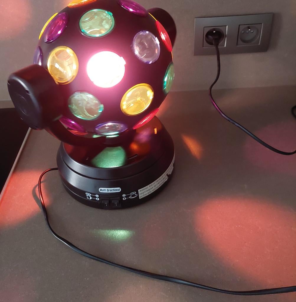 Boule disco, Enlèvement ou Envoi, Comme neuf, Boule à facettes, Couleur