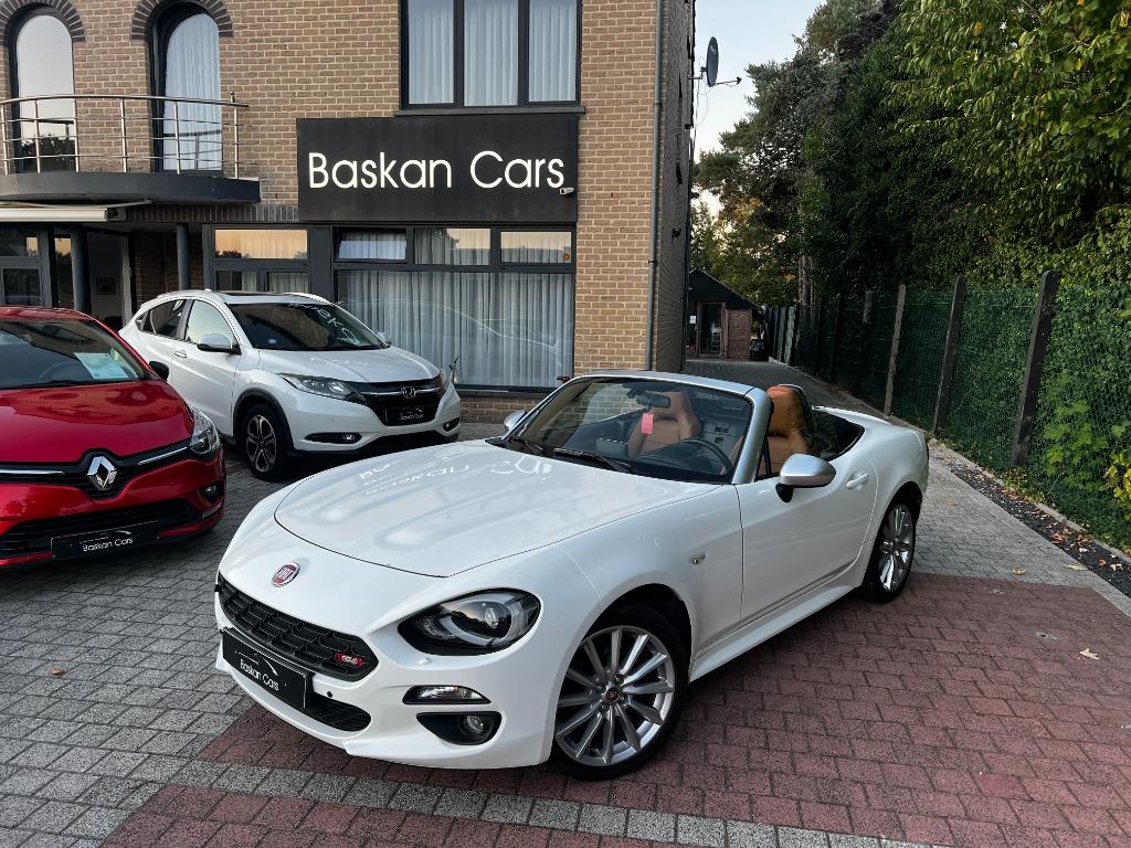 Fiat 124 Spider/M2016/LEER/NAVI/107.000KM/12M GARANTIE, Auto's, Fiat, Euro 6, Cabriolet, USB, Handgeschakeld