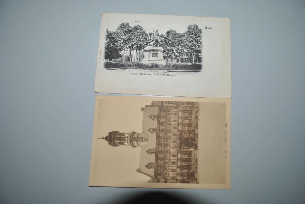 Belgique Cartes postales anciennes Mons, Verzenden, Henegouwen