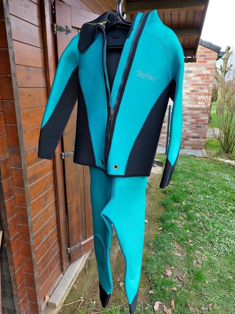 Combinaison plongée néoprène 2 pièces enfant., Ophalen