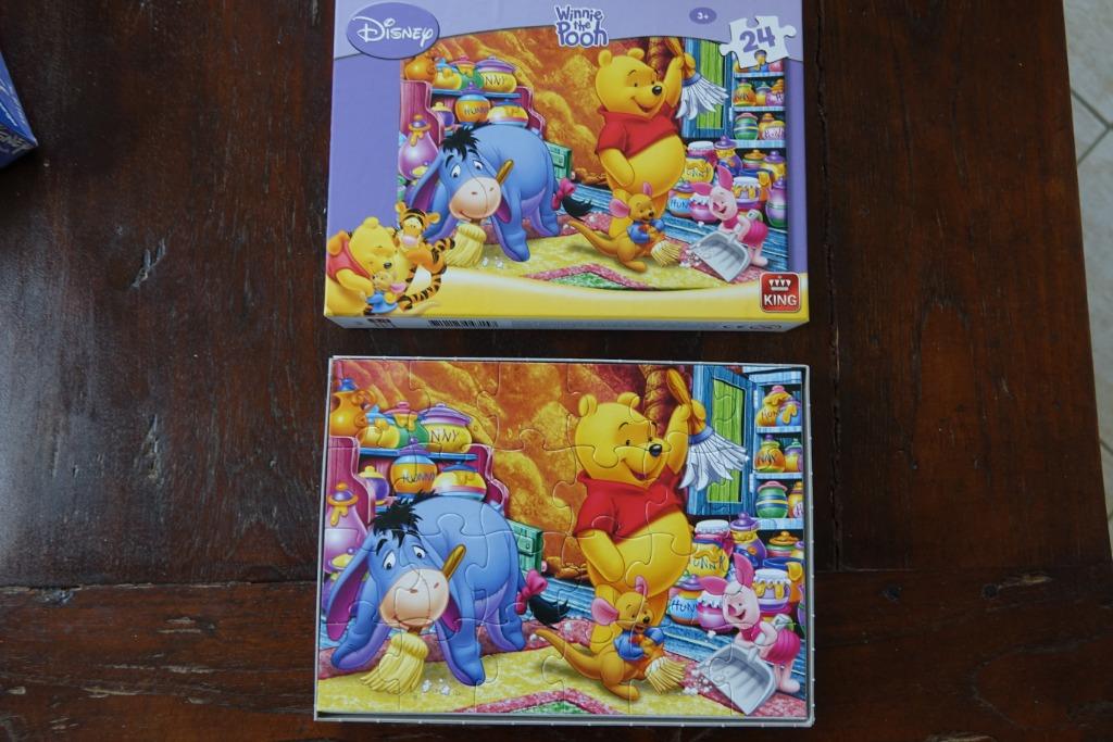 King puzzel 24 stuks Winnie The Pooh, Kinderen en Baby's, Speelgoed | Kinderpuzzels, Ophalen of Verzenden, 10 tot 50 stukjes, Zo goed als nieuw