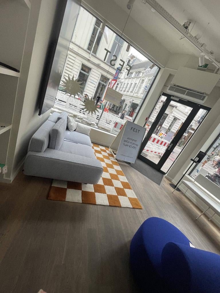 FEST AMSTERDAM nieuwe zetel sofa met etiket, Neuf, 100 à 125 cm, 200 à 250 cm, Design