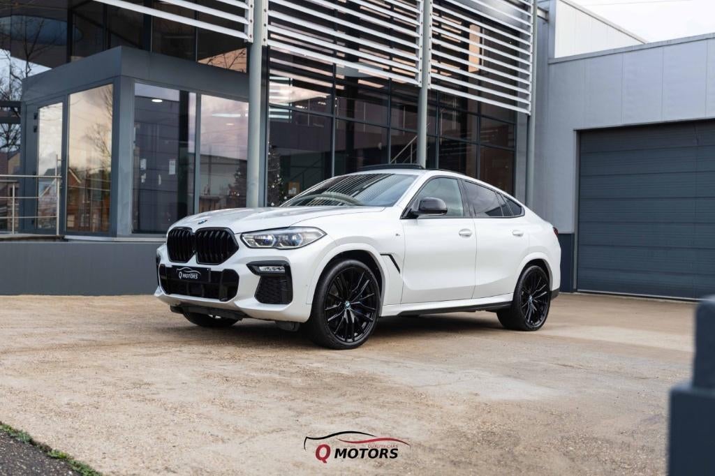 BMW X6 M X6 M50d/PANO-LASER-360-KEYLESS-ACC-HUD-SKY-BTW, Auto's, Automaat, 2993 cc, USB, Wit