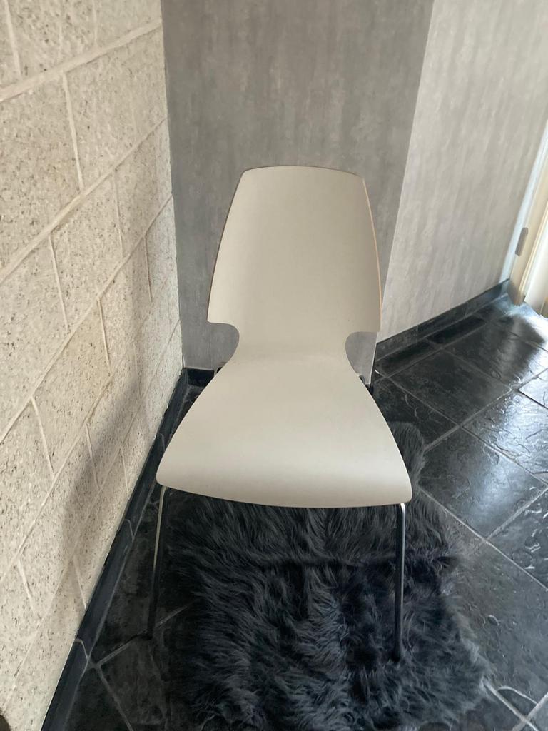 Chaise IKEA Vilmar blanche, Comme neuf, Deux, Enlèvement, Bois
