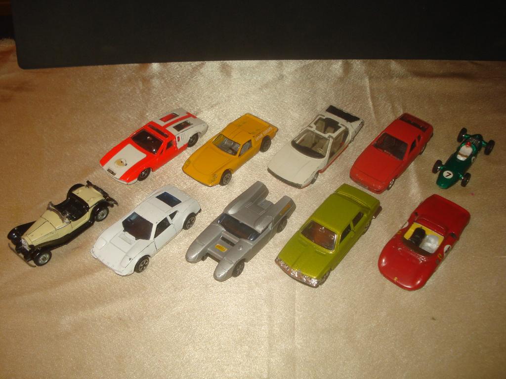 POLITOYS - MEBETOYS - SOLIDO - DINKY TOYS Lot de 10 Voitures, Enlèvement ou Envoi, Utilisé, Voiture, Dinky Toys
