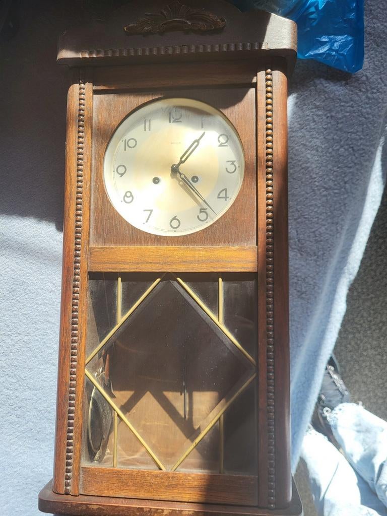 Antieke klok kienzle, Antiek en Kunst, Antiek | Klokken, Ophalen