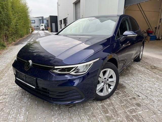 Volkswagen Golf 8, Auto's, https://public.car-pass.be/vhr/2132201a-4b77-4d22-8407-f141b54b193c, Euro 6, Blauw, Alcantara