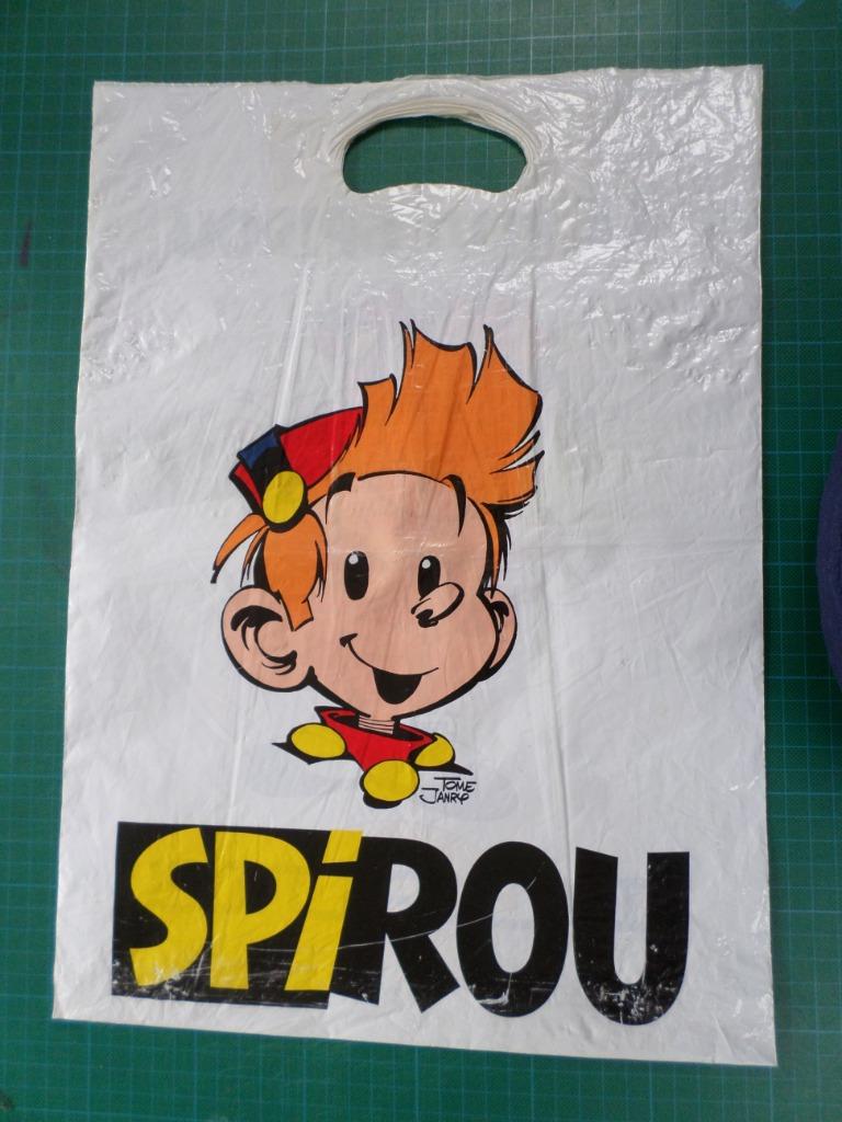 Spirou et Petit Spirou - sac plastique -, Enlèvement ou Envoi, Gaston ou Spirou, Utilisé, Autres types