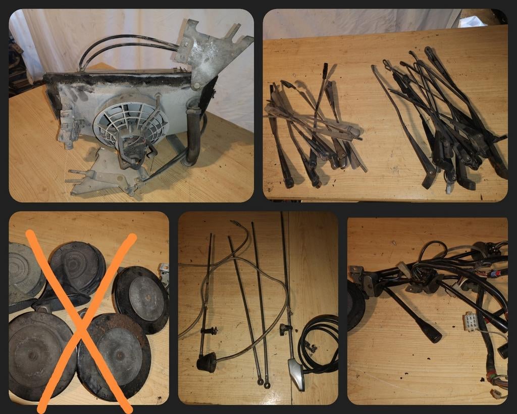 Antenne, commodo, essuis Glaces bmw e10 1502-2002tii, BMW