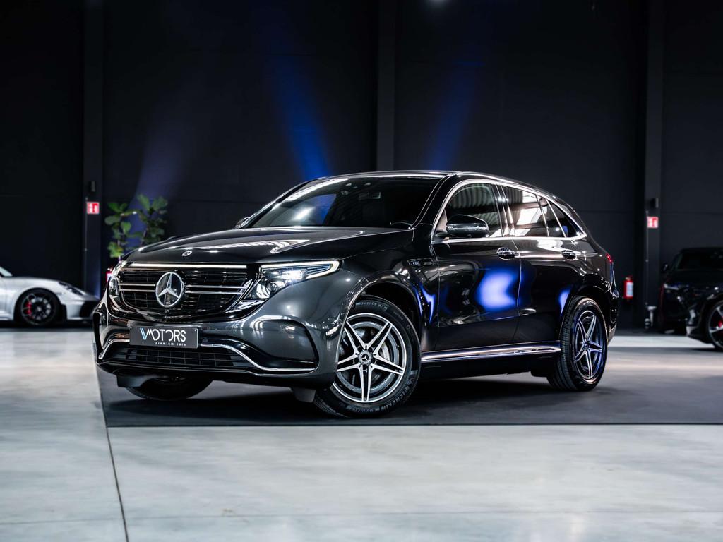Mercedes-Benz EQC 400 4Matic - AMG - HUD - Pano - 360° - Bu, Auto's, Mercedes-Benz, Automaat, Gebruikt, Zwart, 408 pk