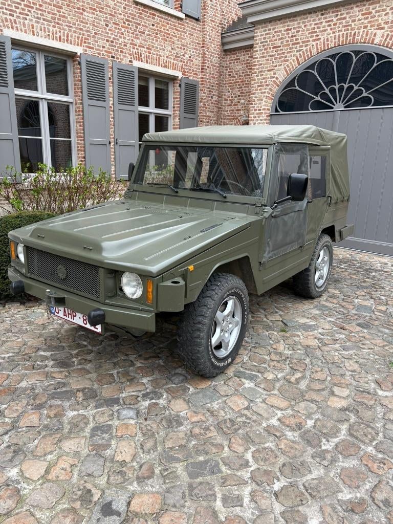 Volkswagen Iltis Bombardier, Trekhaak, Zwart, Volkswagen, Leder