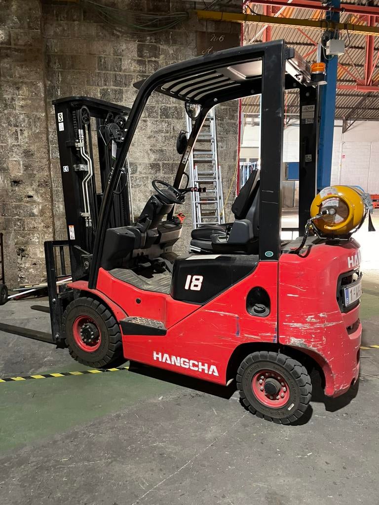 Heftruck op gas, Ophalen, Heftruck