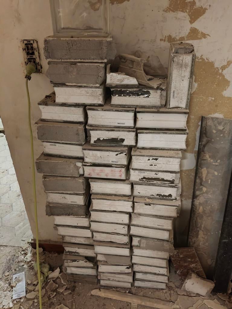 Blocs de verre 19cm, Bricolage & Construction, Enlèvement, Utilisé, Autres types