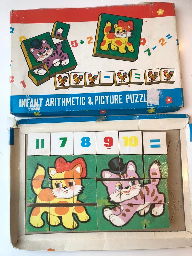 Houten blokjes puzzel, Enlèvement ou Envoi, Utilisé, Autres types