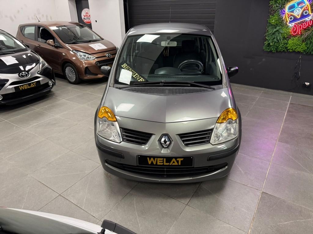 RENAULT MODUS 1.2 BENZINE 159.000KM, Auto's, Bluetooth, 75 kW, Bedrijf, Grijs
