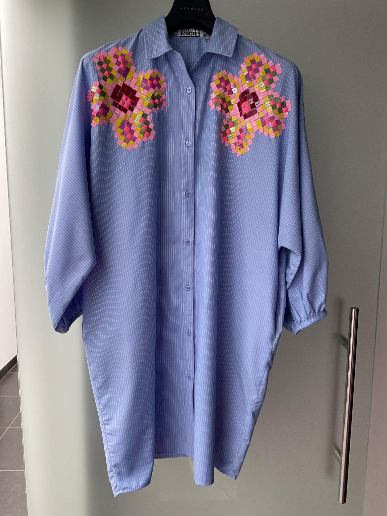 Damesjurk Essentiel Antwerp, Kleding | Dames, Jurken, Ophalen of Verzenden, Zo goed als nieuw, Maat 36 (S), Blauw